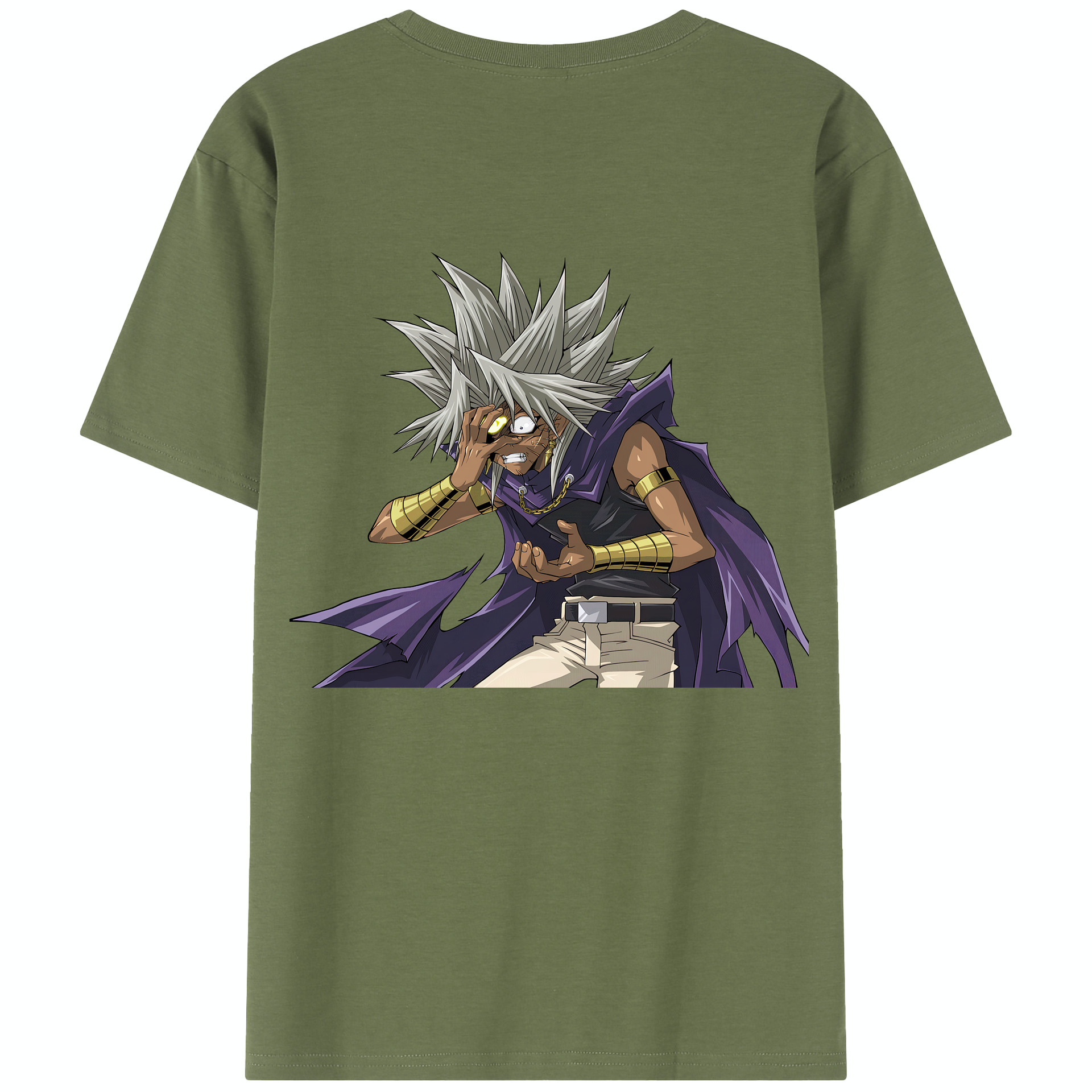 （画像用） 遊☆戯☆王 Yu-Gi-Oh! 綿100％半袖Tシャツ（背面プリント）